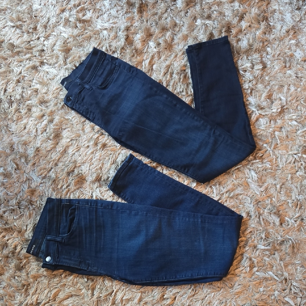 2 Pairs Of J Brand Dark Blue Skinny Jeans